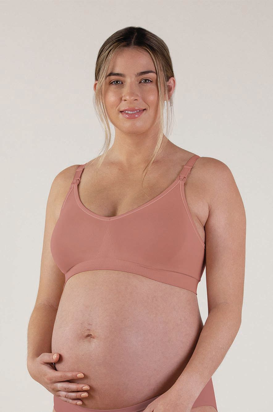 חזיית הריון והנקה bravado seamless ורוד עתיק - חזיות הריון והנקה מבית אבישג ארבל