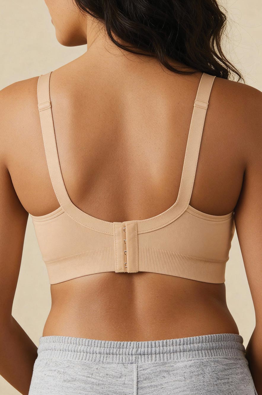 חזיית הריון והנקה יעל seamless בצבע גוף - חזיות הריון והנקה מבית אבישג ארבל - תמונה 2