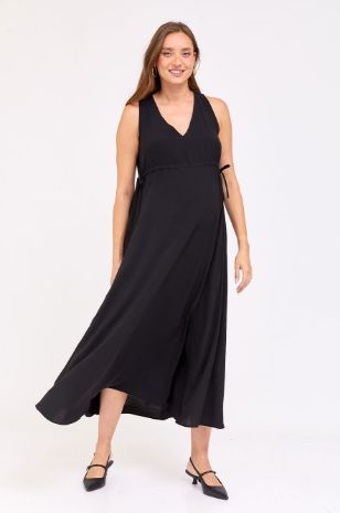 שמלת הריון בוני שחורה של אבישג ארבל